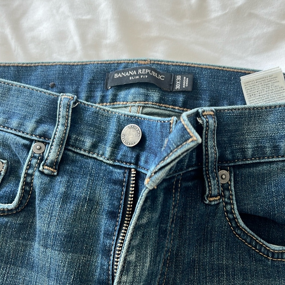 Banana republic slim fit skinny jeans for men